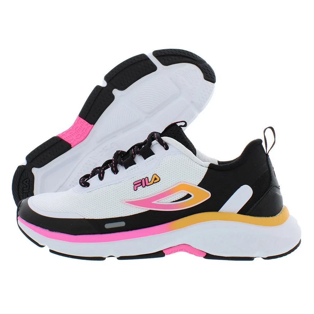 Authentic Fila Memory Trexler Women's Shoes - White/Pink/Orange