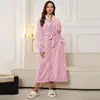 Soft Flannel Fleece Women's Bathrobe