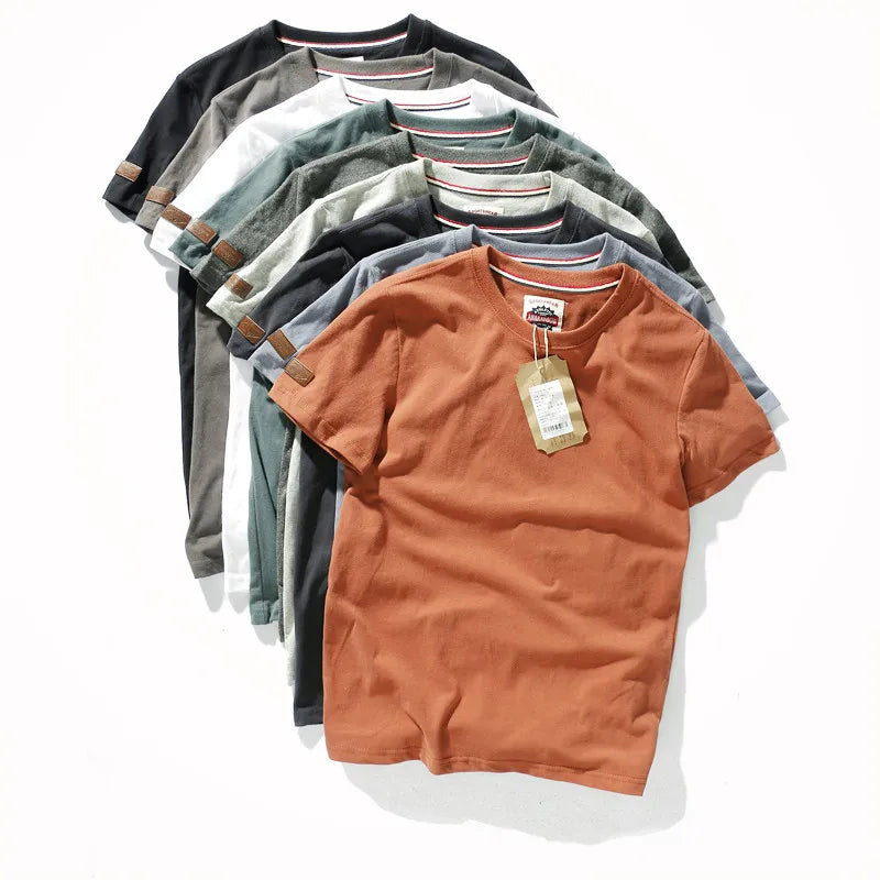 Men's Casual Cotton O-Neck T-Shirt
