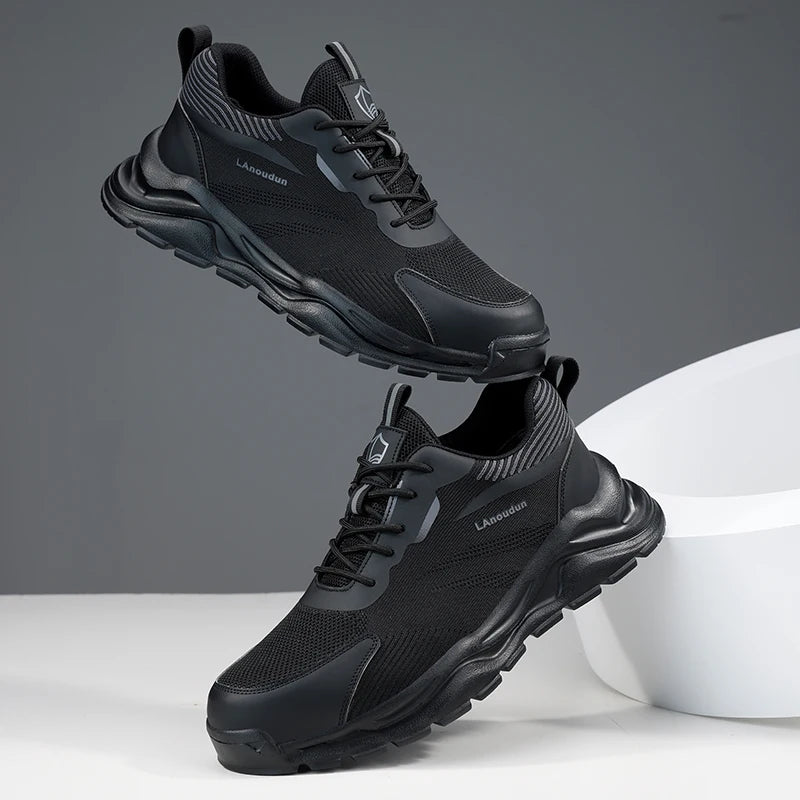Durable Steel Toe Safety Work Boots for Men