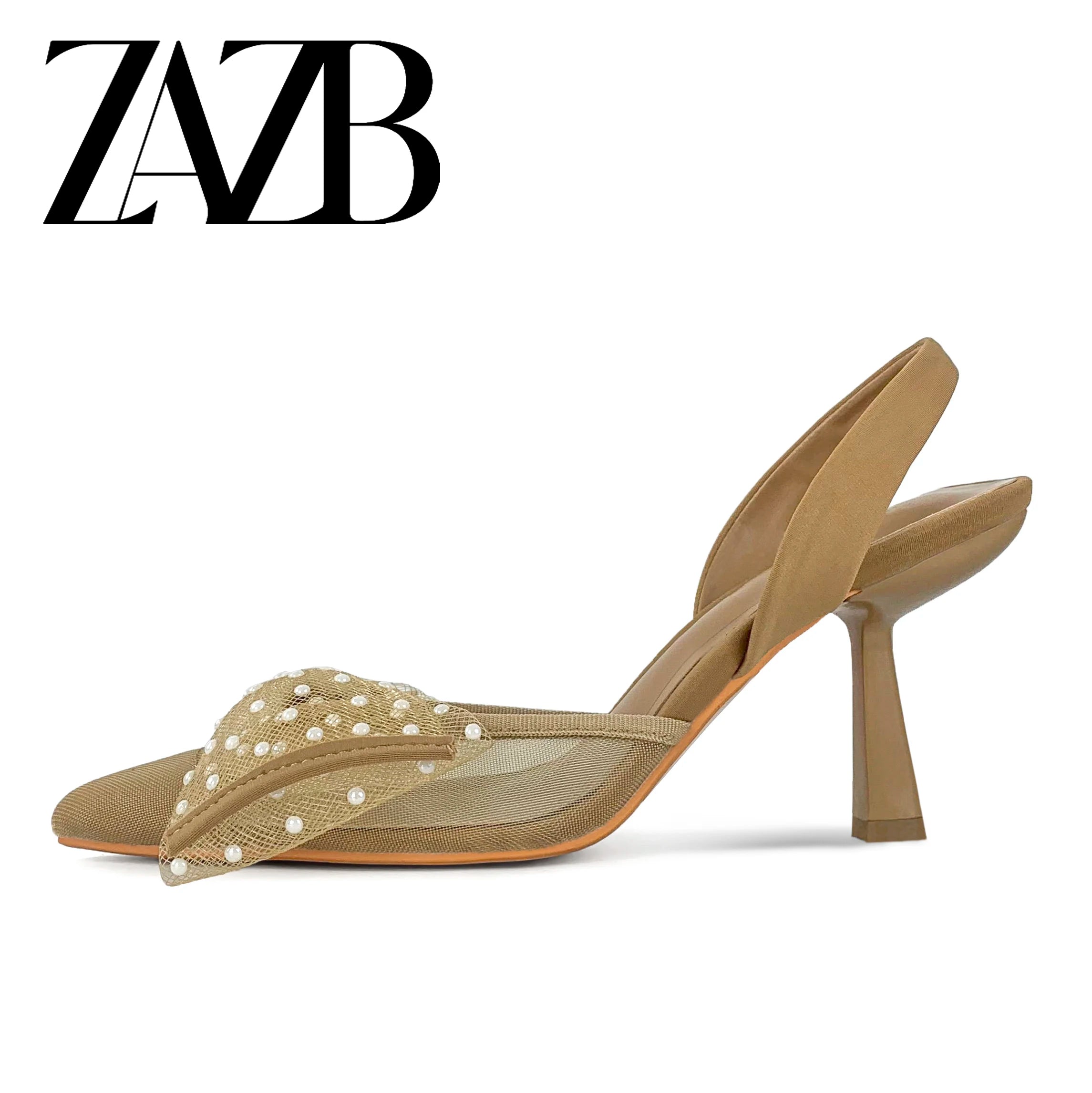 Elegant Pointed-Toe High Heels with Bow Detail