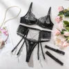 Breathable Lace Lingerie Set