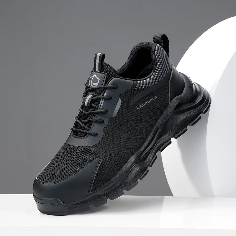 Durable Steel Toe Safety Work Boots for Men