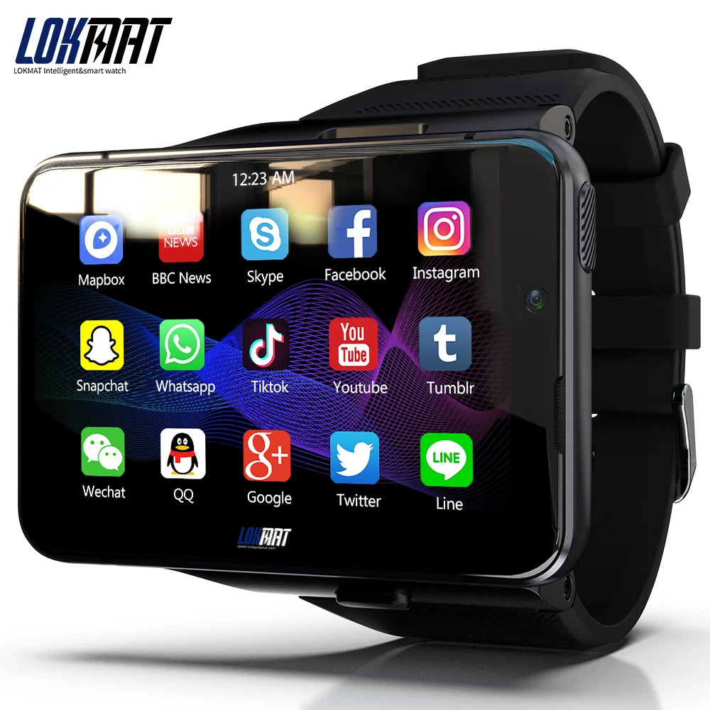 LOKMAT APPLLP MAX 4G Smart Watch with Dual Camera & 4G+64G Memory