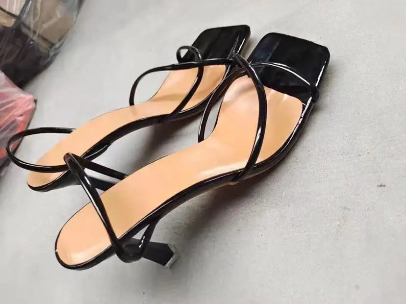 Versatile Ankle-Wrap Heeled Sandals