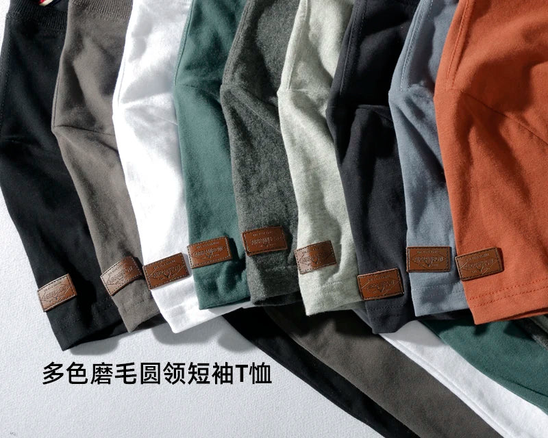 Men's Casual Cotton O-Neck T-Shirt