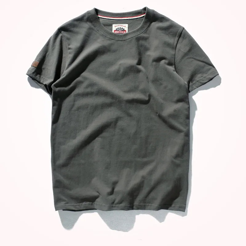 Men's Casual Cotton O-Neck T-Shirt