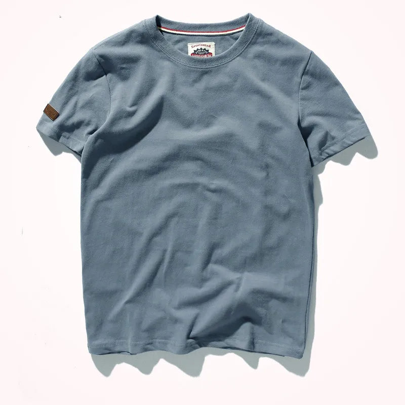 Men's Casual Cotton O-Neck T-Shirt