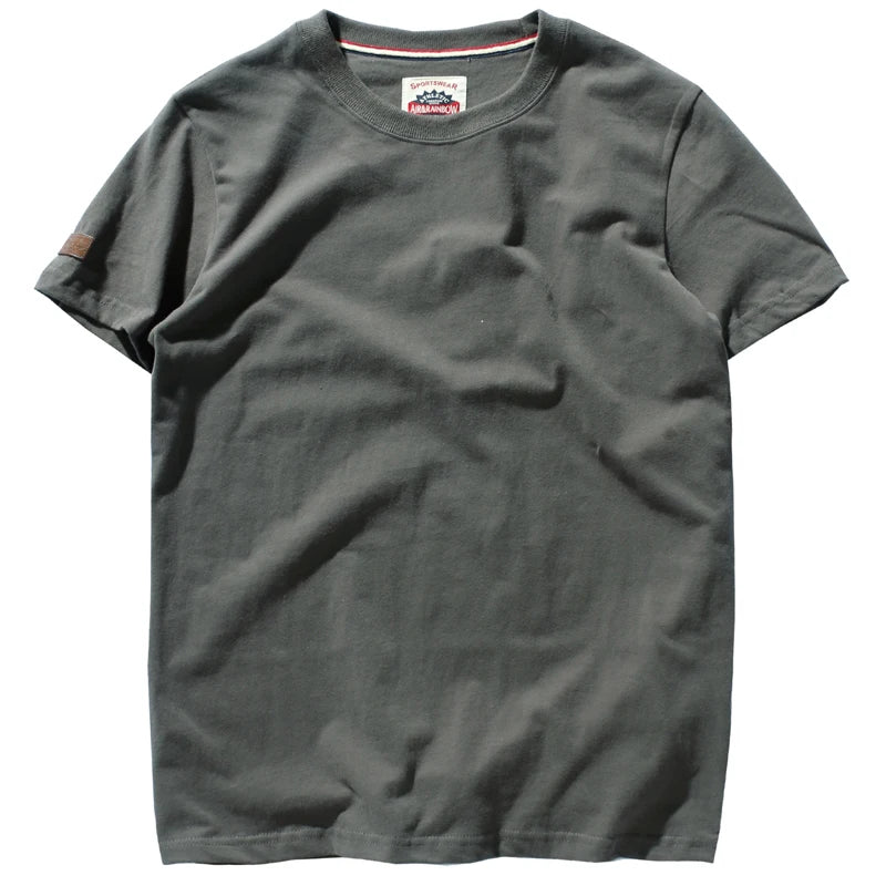 Men's Casual Cotton O-Neck T-Shirt
