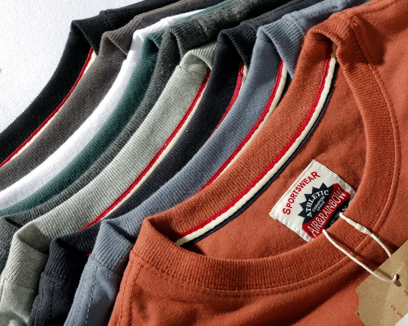 Men's Casual Cotton O-Neck T-Shirt