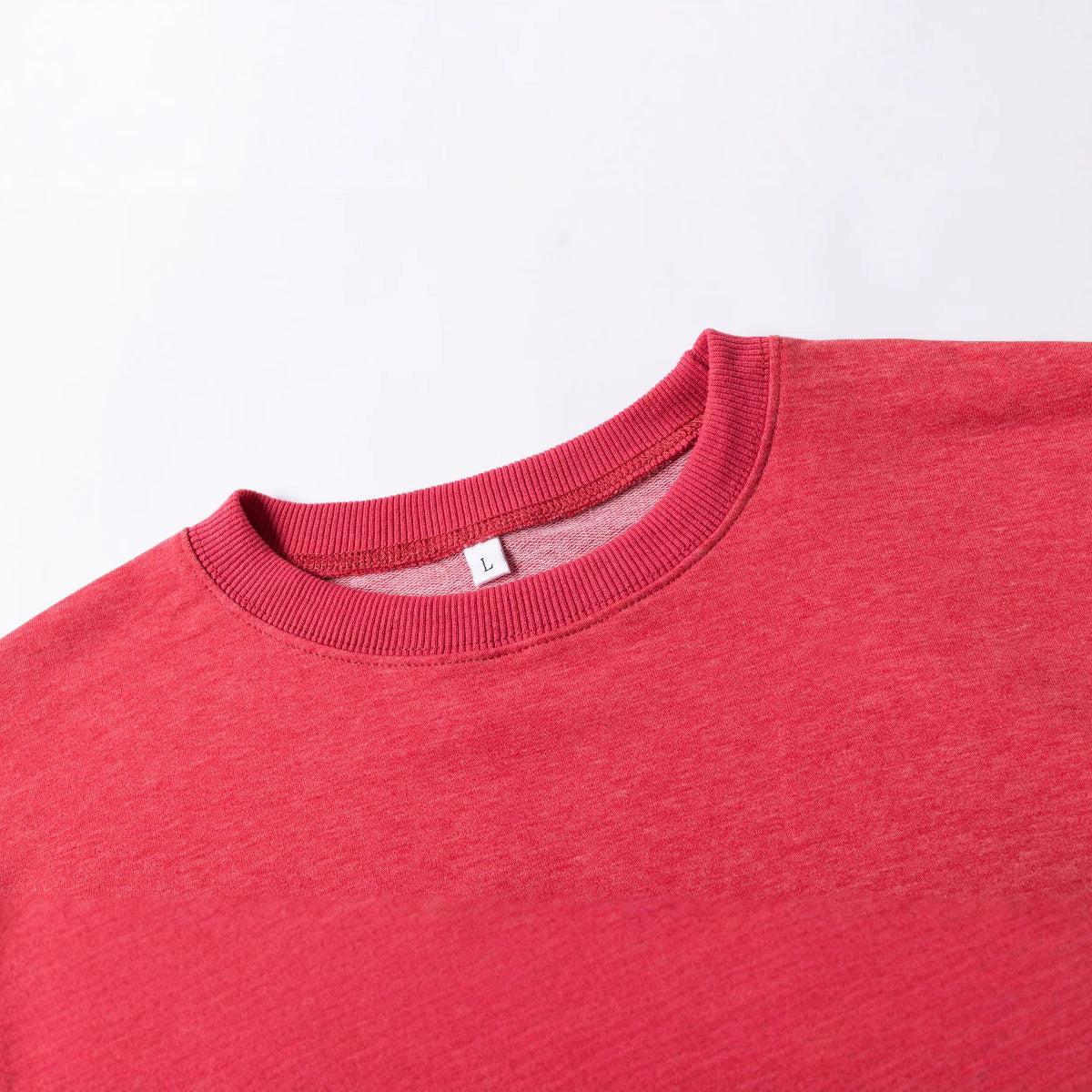Casual Graphic Print Round-Neck Cotton Pullover