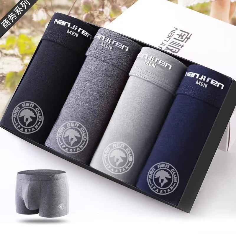 Men's Plus Size Cotton Boxer Briefs