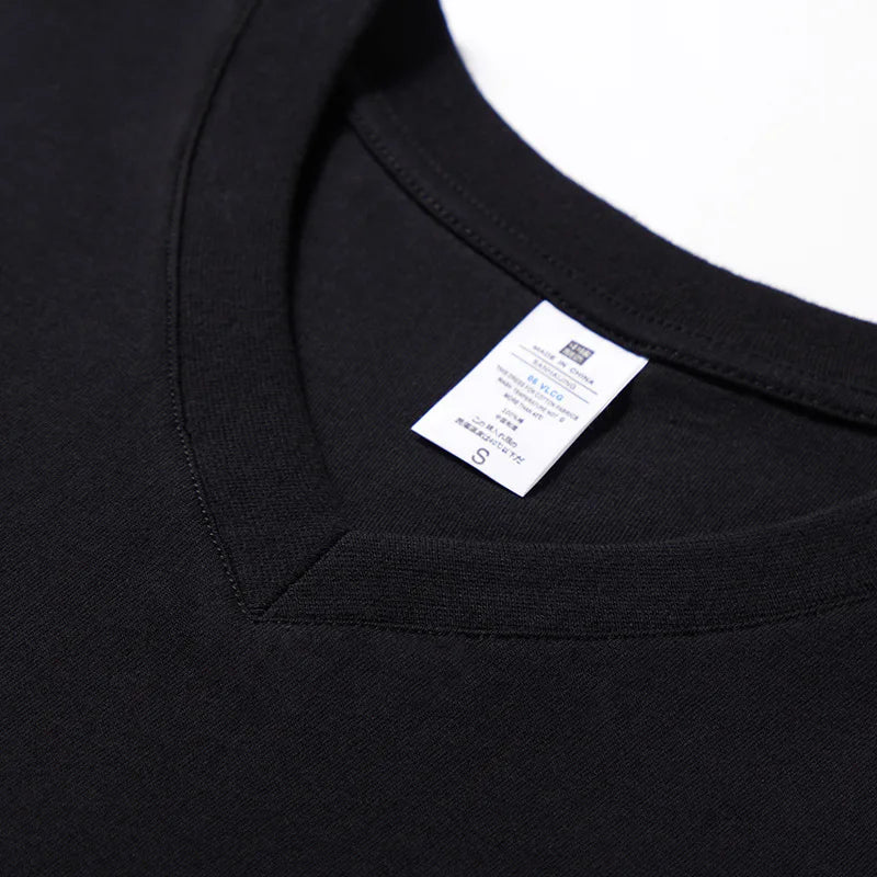 Men's Classic V-Neck Cotton T-Shirt
