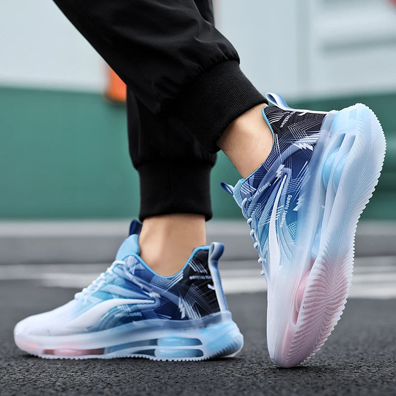 Modern Gradient Men's Casual Sports Shoes