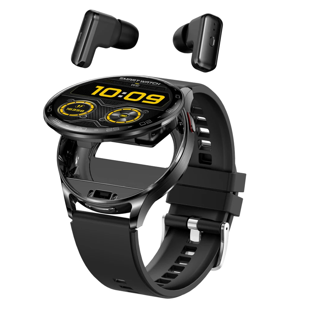 696 Smart Watch with Integrated Bluetooth Earbuds
