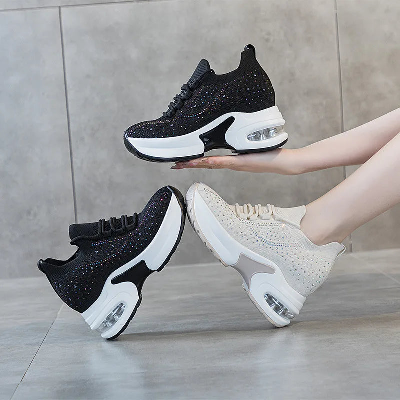 Women's Super Thick Sole Platform Chunky Sneakers