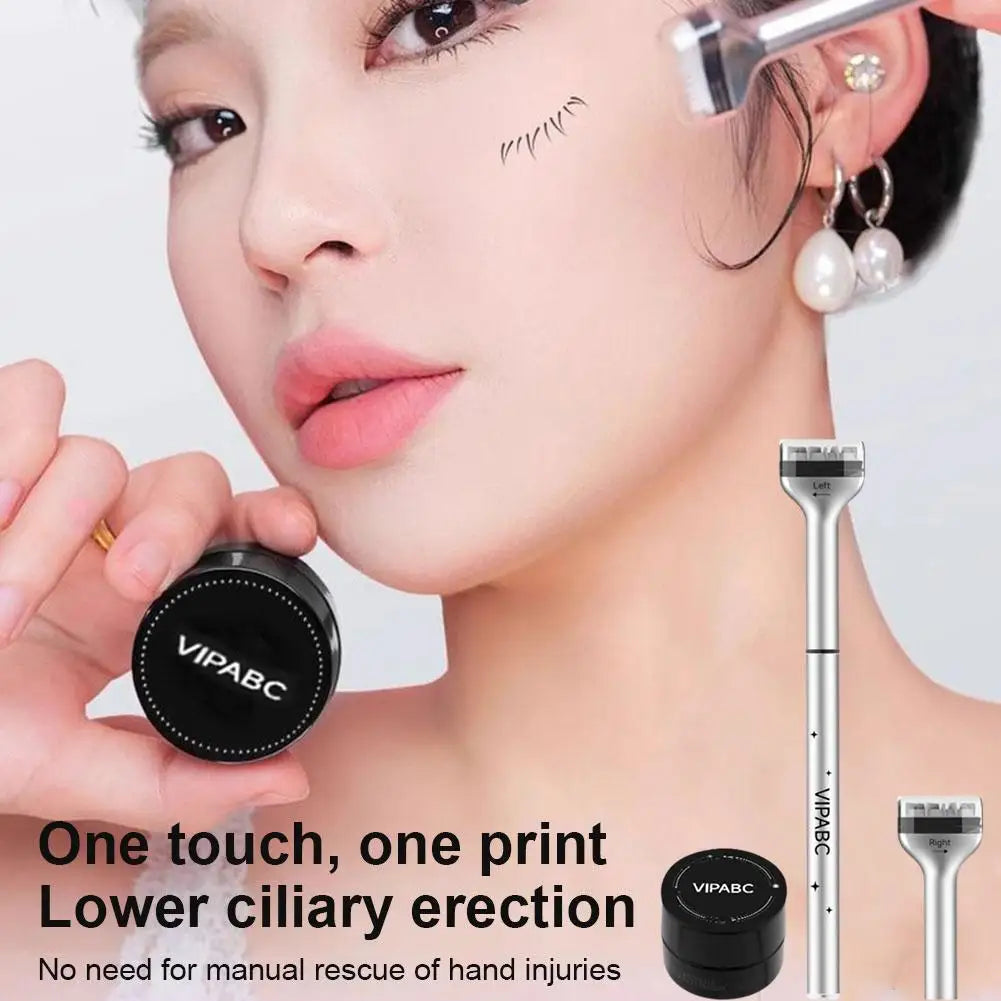 Quick Lower Eyelash Stamp Tool for Natural Makeup