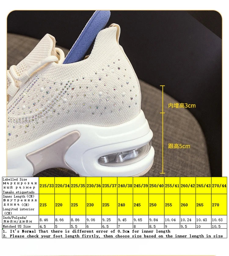 Women's Super Thick Sole Platform Chunky Sneakers