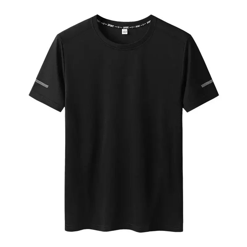 Men's Solid Color Plus Size T-Shirt (6XL-11XL)