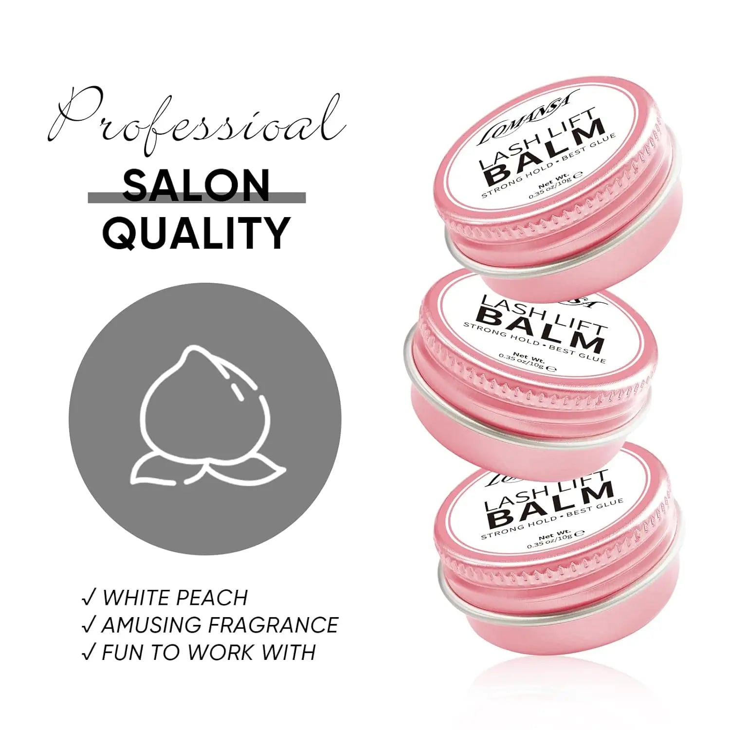 Lomansa Professional Lash Lift Balm - Strong Hold Eyelash Adhesive