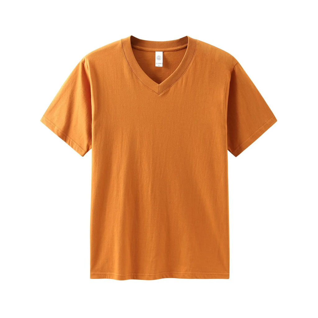 Men's Classic V-Neck Cotton T-Shirt