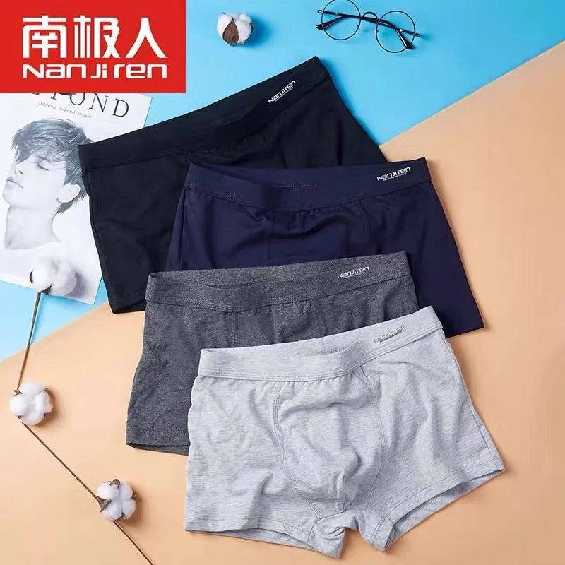 Men's Plus Size Cotton Boxer Briefs