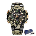 FOXBOX Business Watches Men Luxury Diver Sport Mens Watch Fashion Military Waterproof Chronograph Quartz Wristwatch Reloj Hombre
