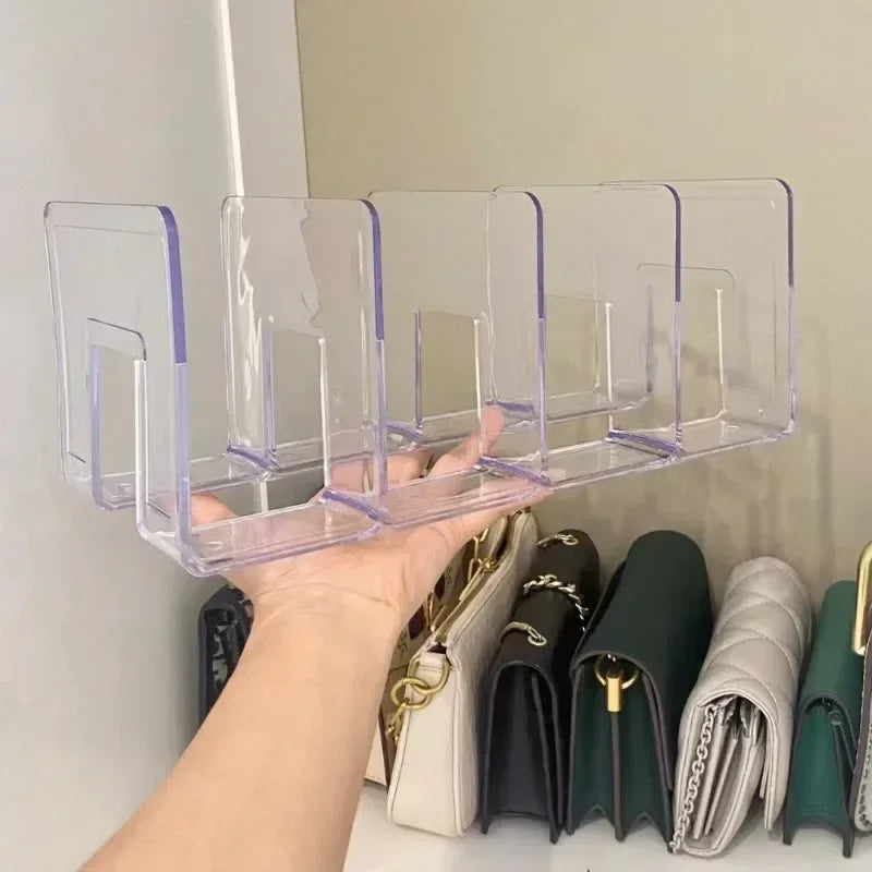 Transparent Acrylic Handbag Organizer for Luxury Bags Display