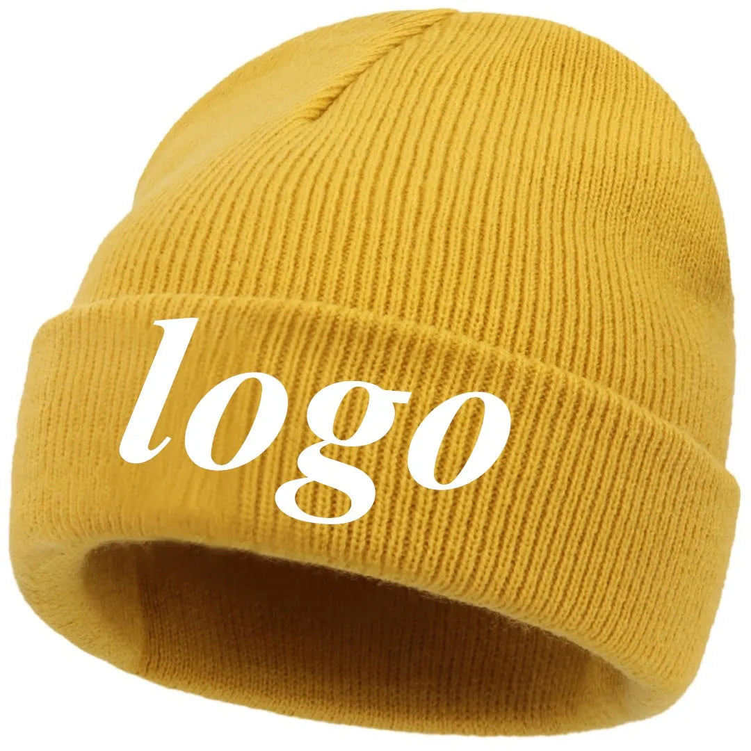 Customizable Unisex Cotton Blend Beanie