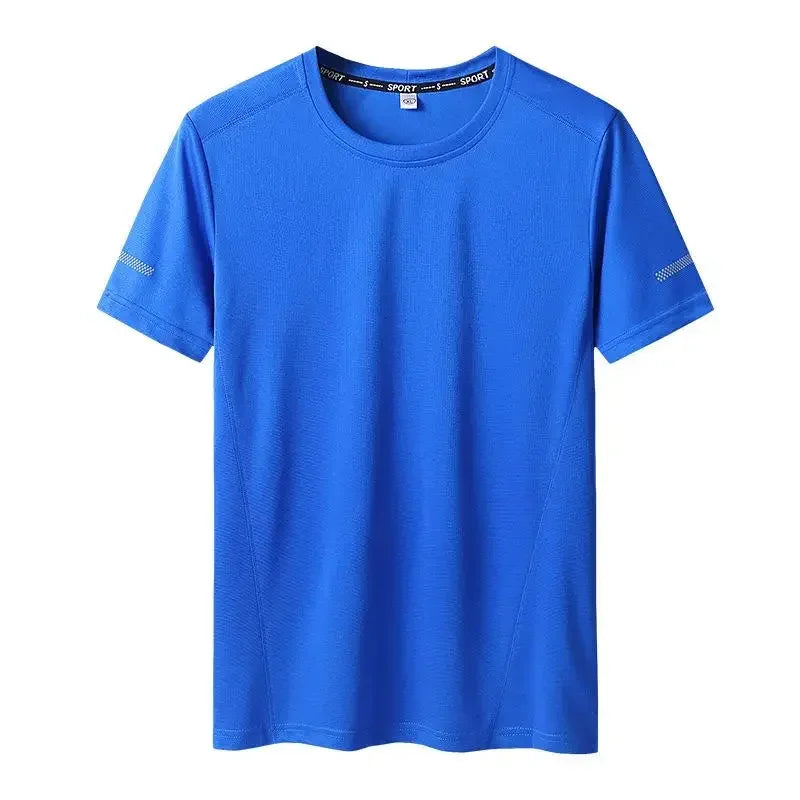Men's Solid Color Plus Size T-Shirt (6XL-11XL)