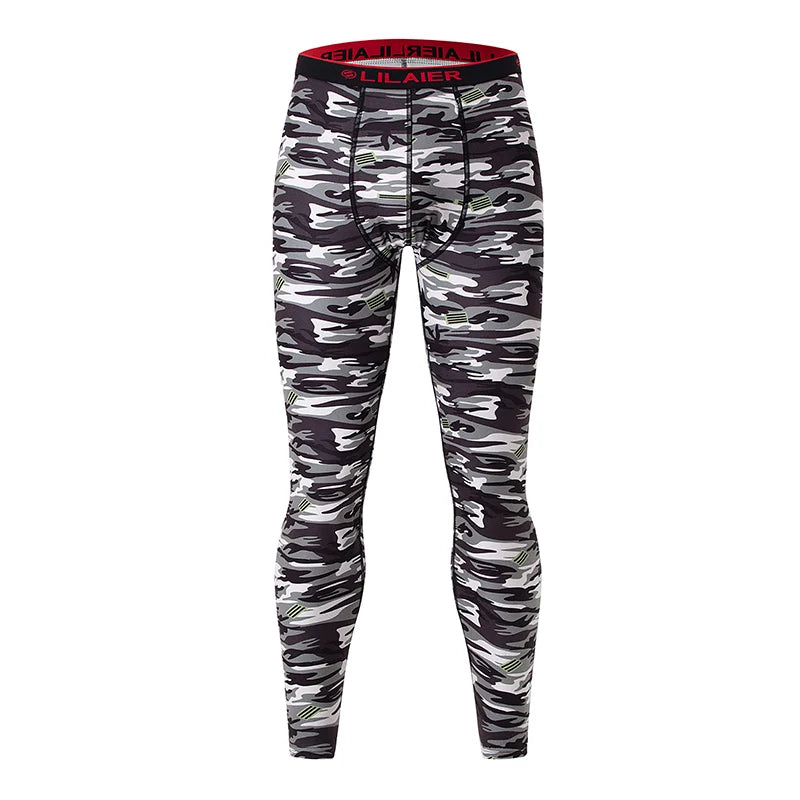 Men's Fashion Printed Leggings Set