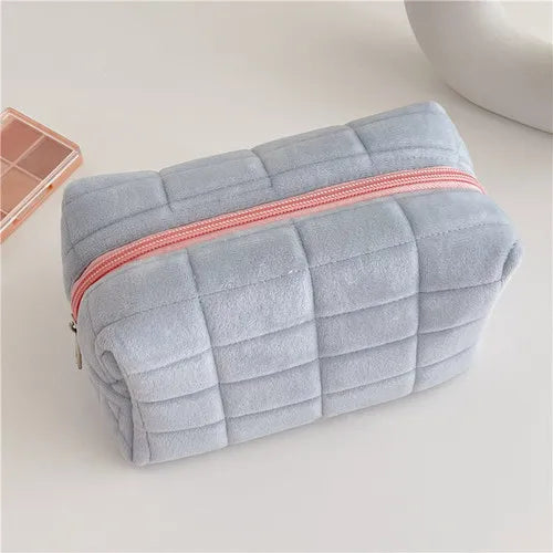 Large Capacity Portable Travel Cosmetic Bag - PU Leather