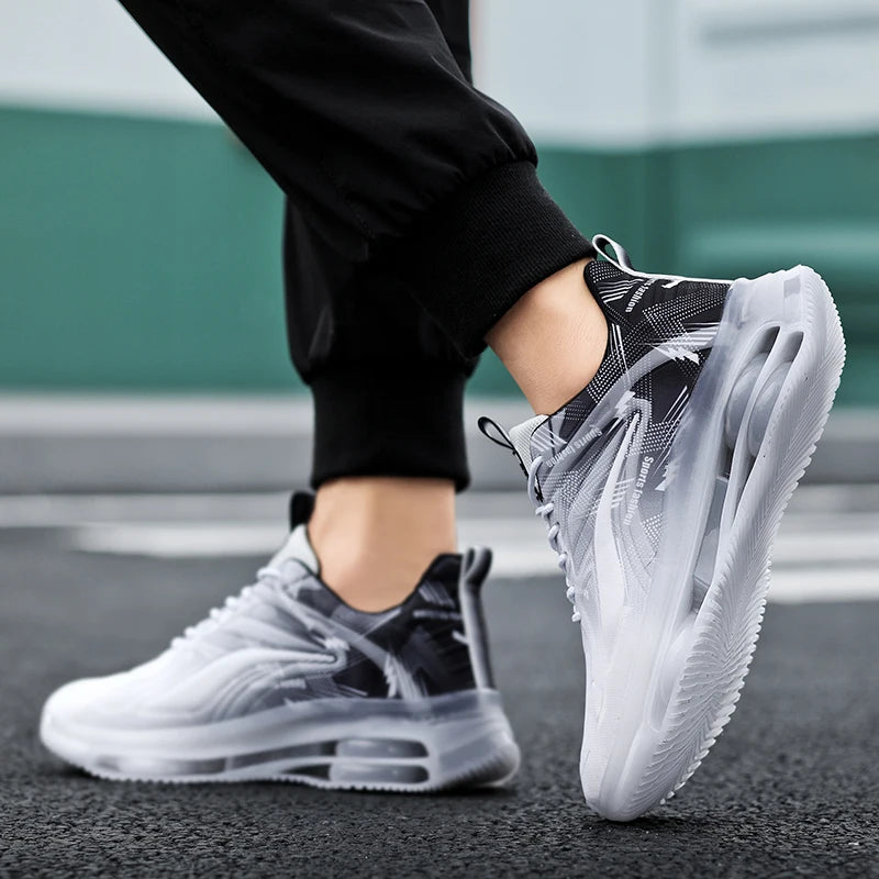 Modern Gradient Men's Casual Sports Shoes