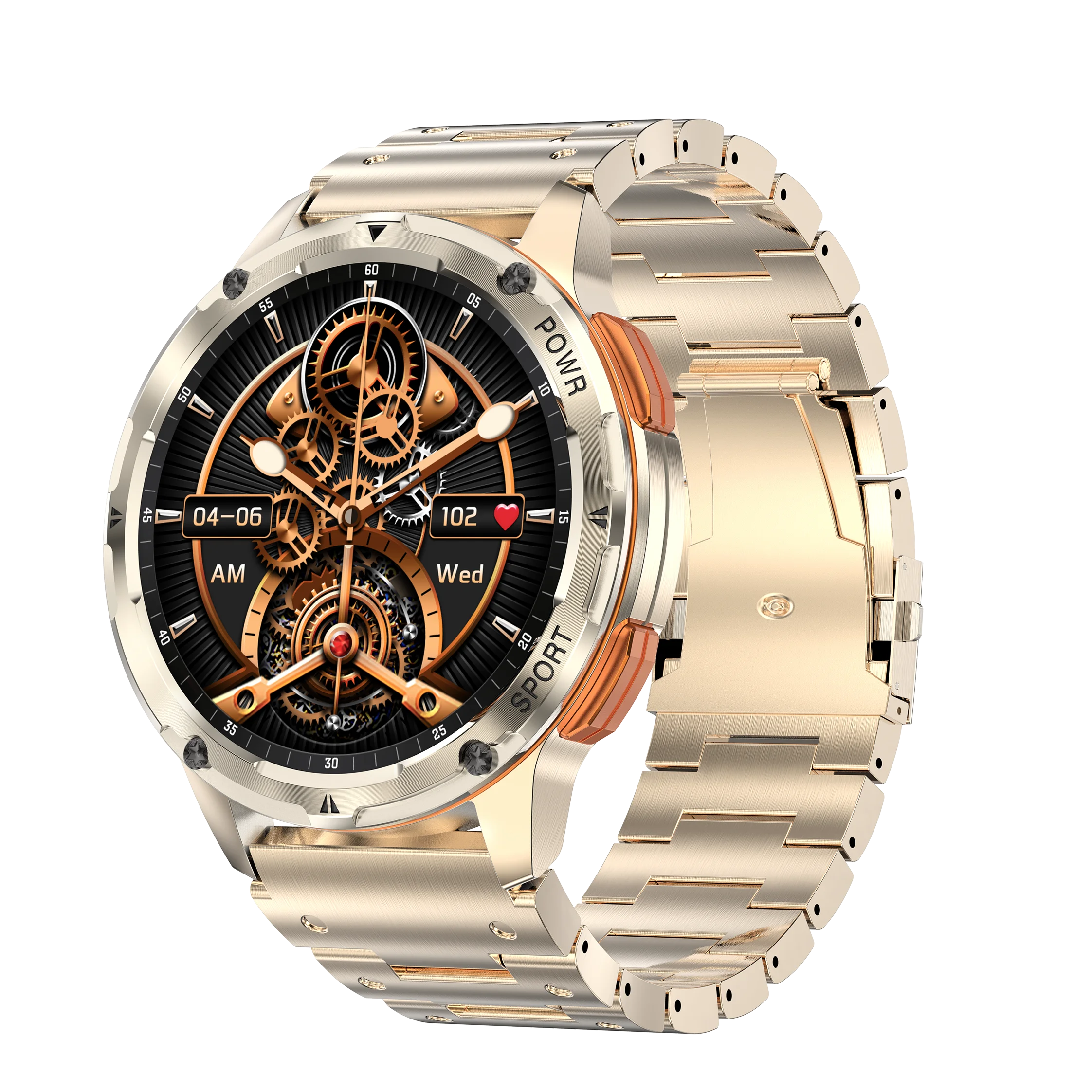 Advanced AMOLED Smart Watch with Fitness and Health Tracking
