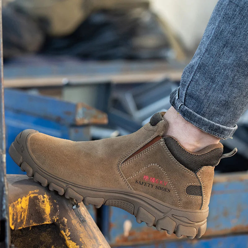 Durable Men's Work Safety Protective Boots