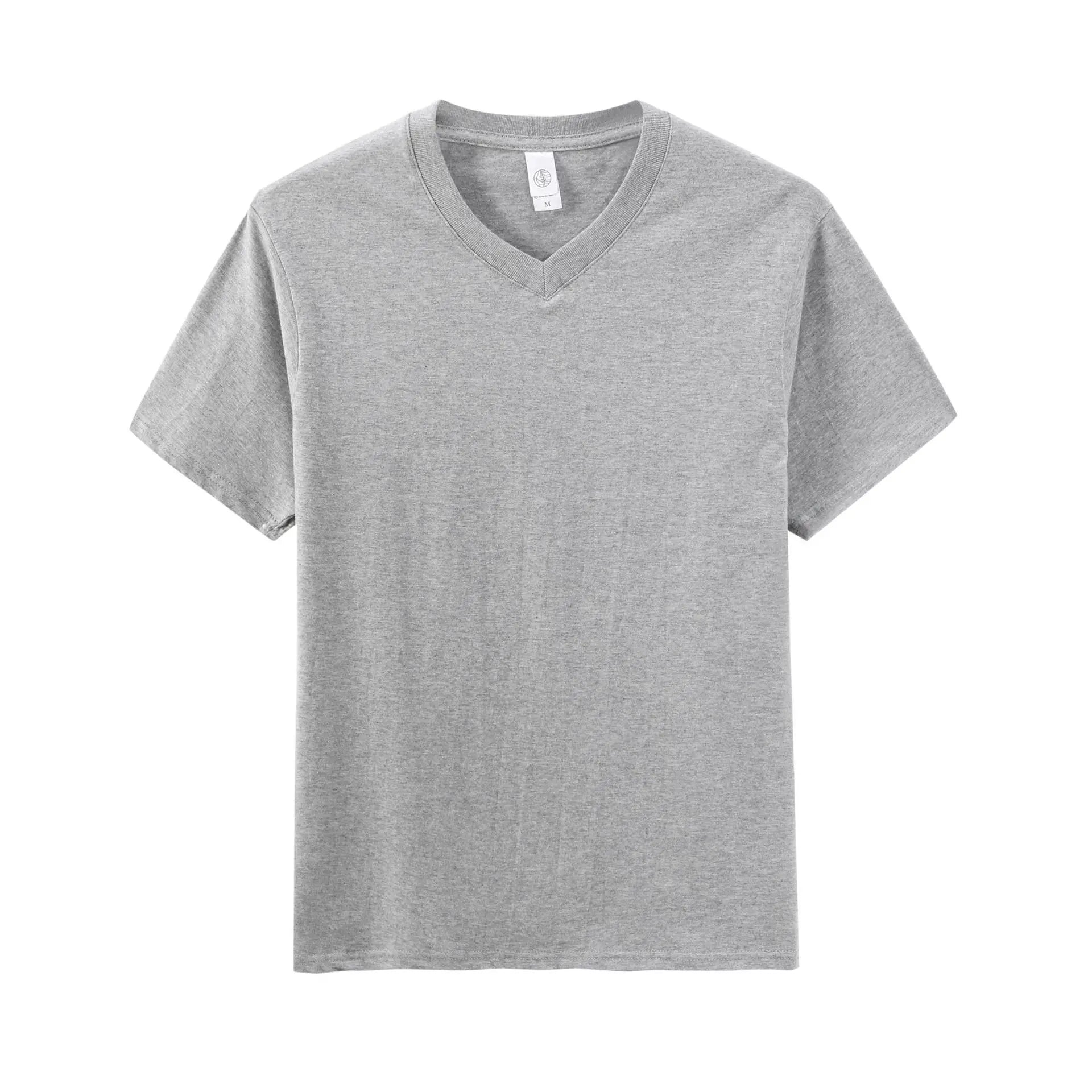 Men's Classic V-Neck Cotton T-Shirt