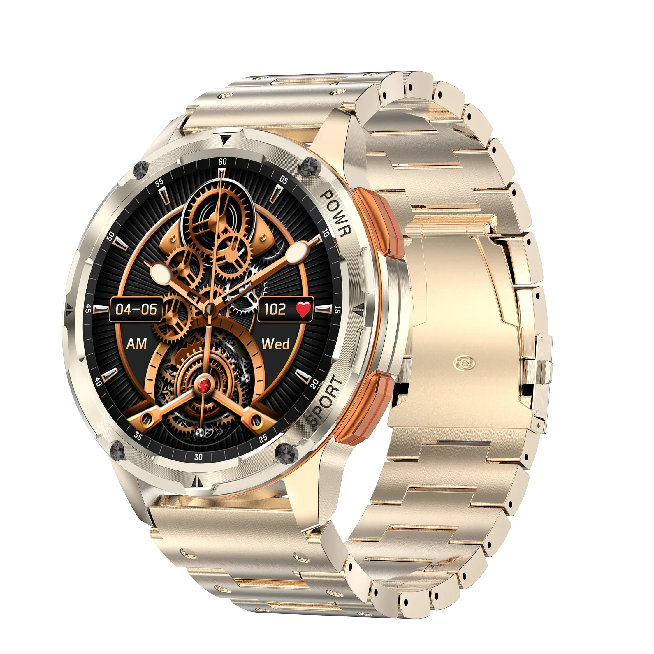 Advanced AMOLED Smart Watch with Fitness and Health Tracking