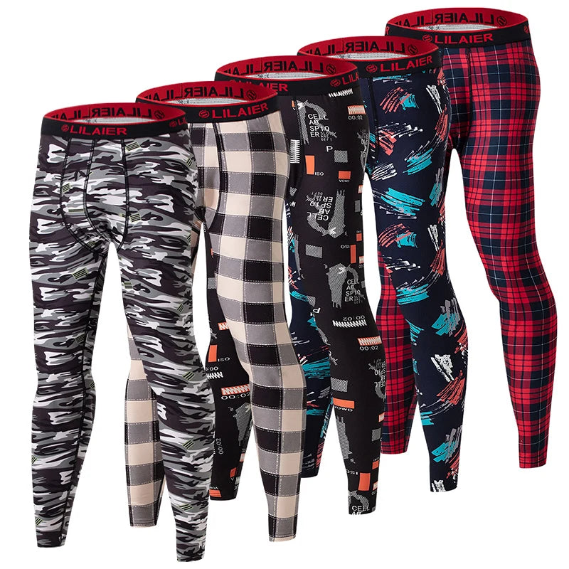 Men's Fashion Printed Leggings Set