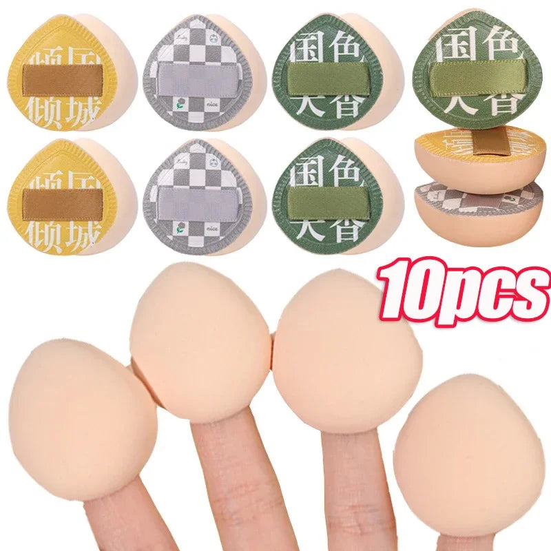 Professional Finger Mini Makeup Puffs (5/10 PCS)