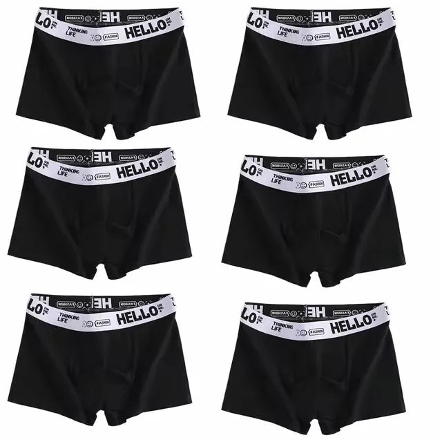 6-Piece Comfortable Men's Boxers