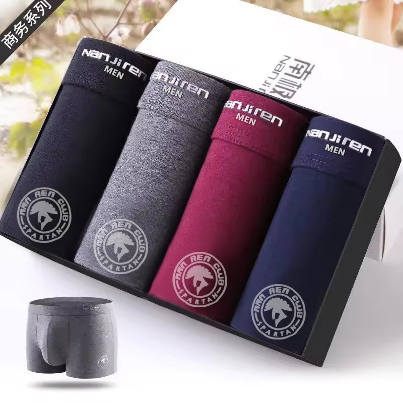 Men's Plus Size Cotton Boxer Briefs