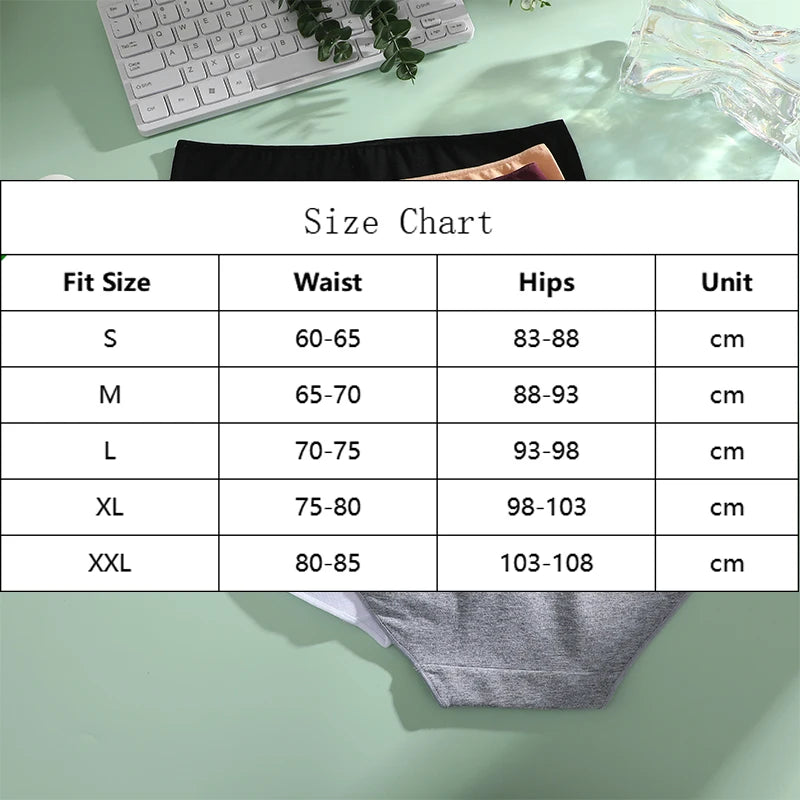 4-Pack Women's High-Waist Cotton Panties