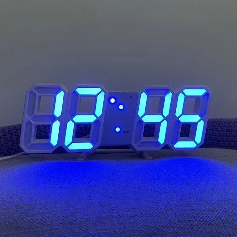 3D Digital LED Wall Clock